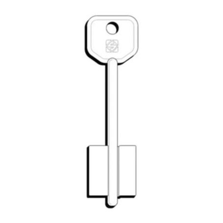 SILCA 5AT1 CHIAVE DOPPIA MAPPA OTTONE