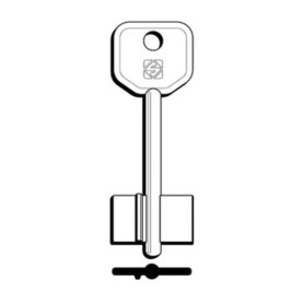 SILCA 5AT5 CHIAVE DOPPIA MAPPA OTTONE