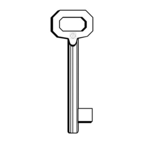 SILCA 5010 CHIAVE PATENT PASSEPARTOUT CORTA OTTONATA
