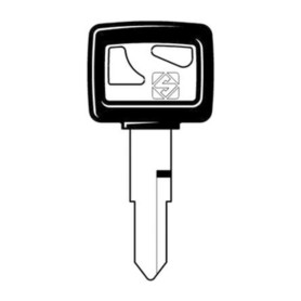 SILCA HON39P CHIAVE AUTO TESTA PLASTICA ACCIAIO