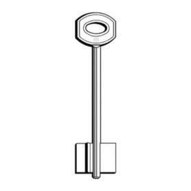 SILCA JW90 CHIAVE DOPPIA MAPPA OTTONE