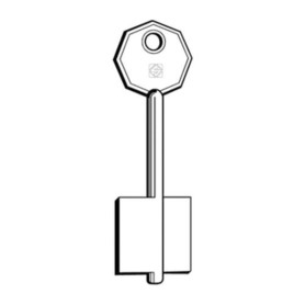 SILCA MTM CHIAVE DOPPIA MAPPA OTTONE