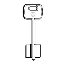 SILCA 5IE9 CHIAVE DOPPIA MAPPA OTTONE