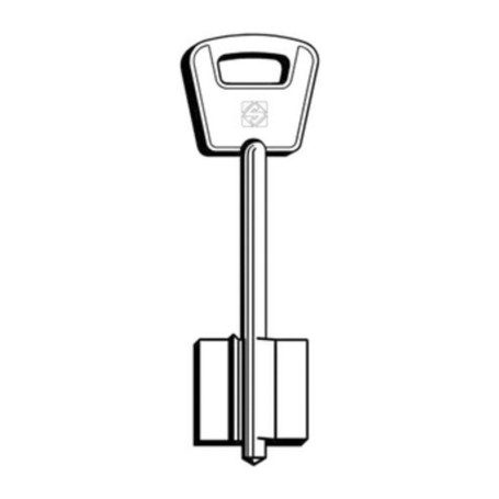 SILCA 5OC1 CHIAVE DOPPIA MAPPA OTTONE