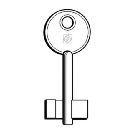 SILCA 5ID5 CHIAVE DOPPIA MAPPA OTTONE