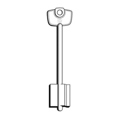 SILCA 5C6 CHIAVE DOPPIA MAPPA OTTONE