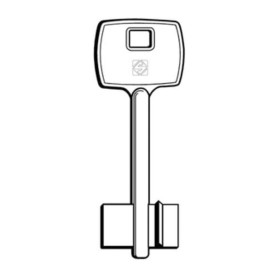 SILCA 5CB1 CHIAVE DOPPIA MAPPA OTTONE