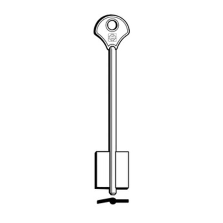 SILCA 5EY1 CHIAVE DOPPIA MAPPA OTTONE