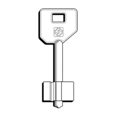 SILCA 5KY7 CHIAVE DOPPIA MAPPA OTTONE