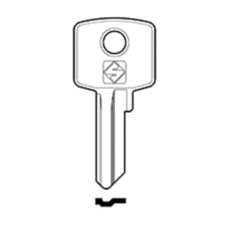 SILCA CIS2 CHIAVE PROFILO OTTONE