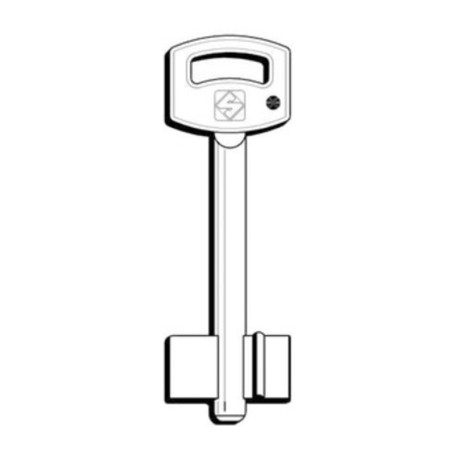 SILCA 5SAB2 CHIAVE DOPPIA MAPPA OTTONE