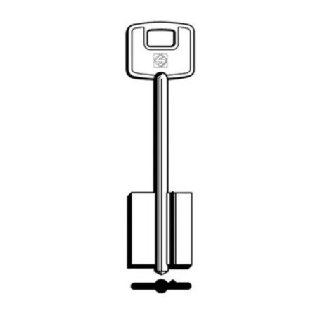 SILCA 5CS1 CHIAVE DOPPIA MAPPA OTTONE