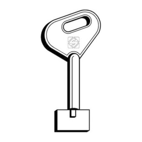 SILCA 5AU3 CHIAVE POMPA OTTONE