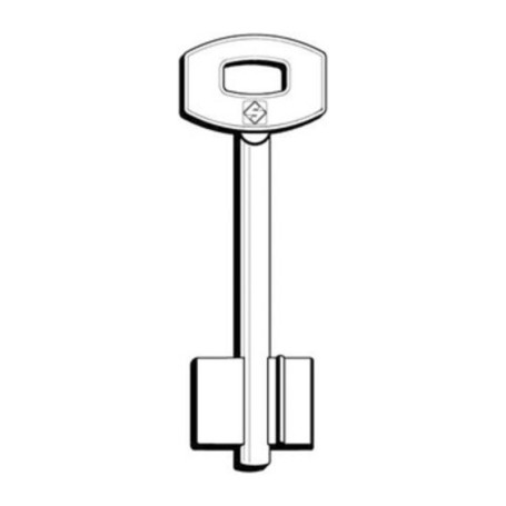 SILCA 5SCM6 CHIAVE DOPPIA MAPPA OTTONE