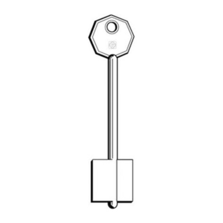 SILCA MTL CHIAVE DOPPIA MAPPA OTTONE