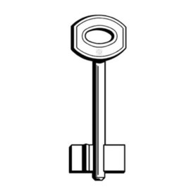 SILCA JW35 CHIAVE DOPPIA MAPPA OTTONE