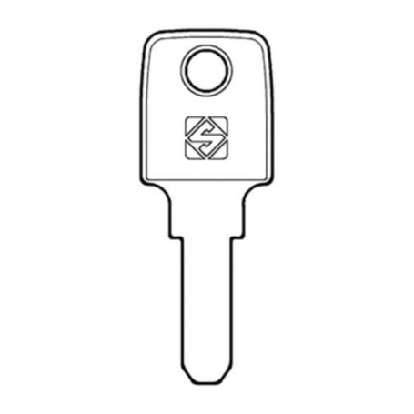 SILCA MER39 CHIAVE PUNZONATA OTTONE