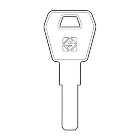 SILCA ZD25 CHIAVE PUNZONATA OTTONE
