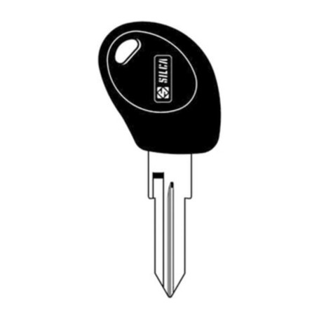 SILCA GT10BTE CHIAVE TRANSPONDER VUOTA OTTONE