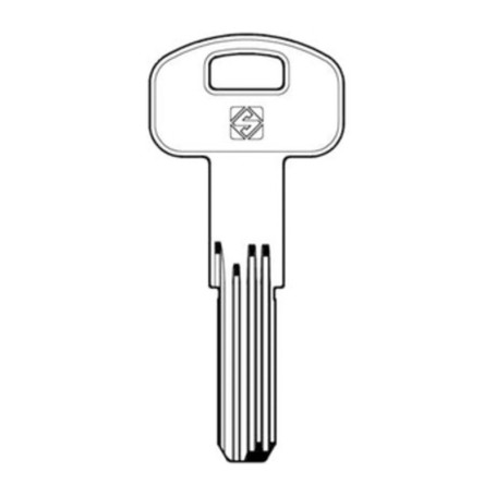 SILCA SCM2 CHIAVE PUNZONATA OTTONE