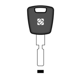 SILCA HU71TE CHIAVE TRANSPONDER VUOTA OTTONE