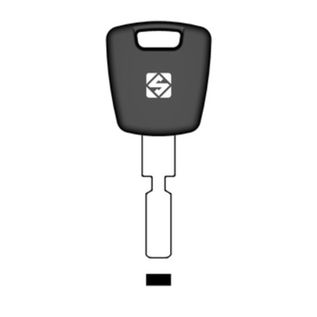 SILCA HU71TE CHIAVE TRANSPONDER VUOTA OTTONE