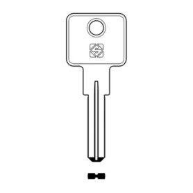 SILCA LOK2 CHIAVE PUNZONATA OTTONE