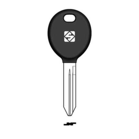 SILCA CY24TE CHIAVE TRANSPONDER VUOTA OTTONE