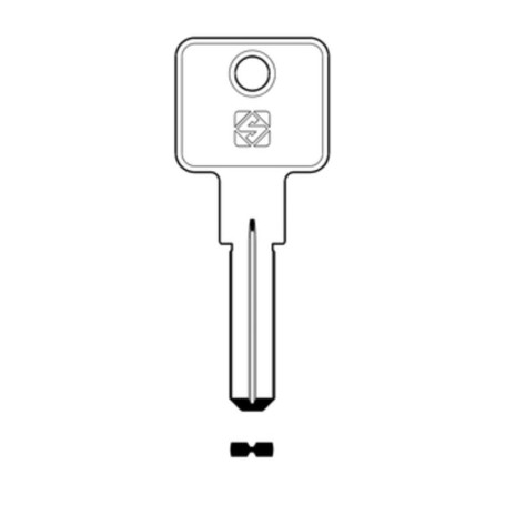 SILCA MG8 CHIAVE PUNZONATA OTTONE