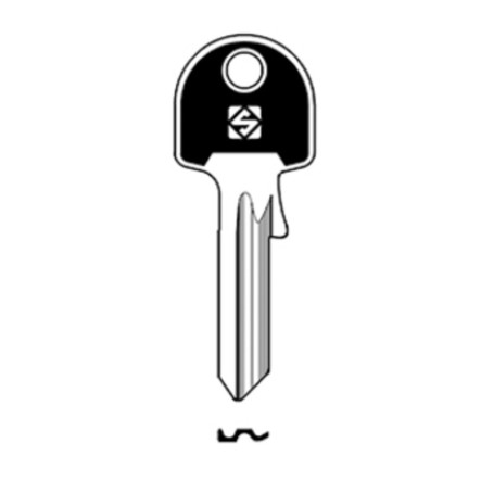 SILCA UL051SLSL CHIAVE PROFILO SLIM COLOR OTTONE