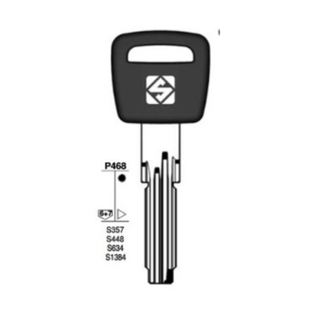 SILCA CS70AP CHIAVE PUNZONATA OTTONE