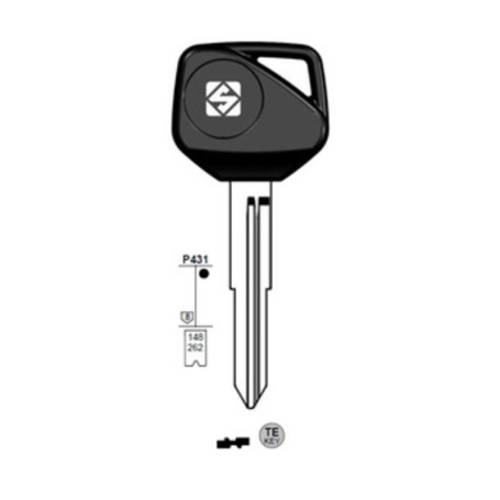 SILCA HON70TE CHIAVE TRANSPONDER VUOTA OTTONE