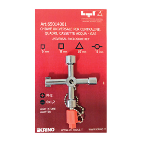 CHIAVE UNIVERSALE P\CASSETTE CONTATORI