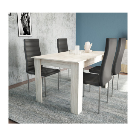 TAVOLO ALLUNGABILE 140\180X80XH75CM FRASS\BCO