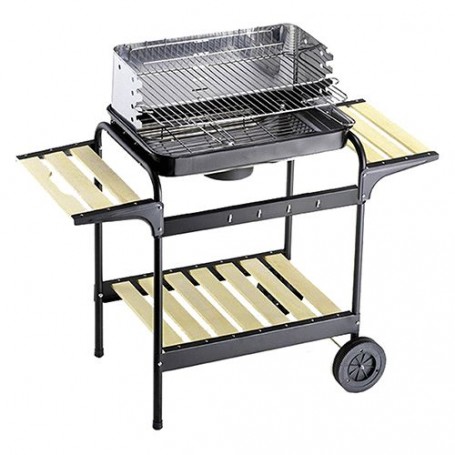 BARBECUE '60-40 GREEN/X' cm 58 x  38 - paravento inox