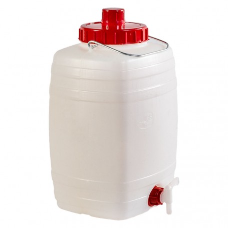 BIDONE PER ALIMENTI 'DEMETRA' Lt. 25  - manico plastica