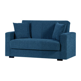 DIVANO 2 POSTI C\CASSETTONE NORA YOUNG BLUE 115 DIVANO 2 POSTI C\CASSETTONE NORA YOUNG BLUE 115