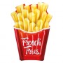MATERASSINO GONFIABILE 'PATATINE FRITTE' cm 175 x 132