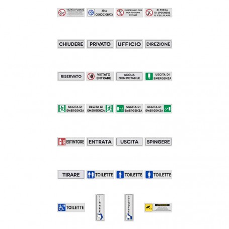 ETICHETTA SEGNALETICA VIETATO ENTRARE