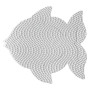 TAPPETO ANTISCIVOLO  FISH  8 pz