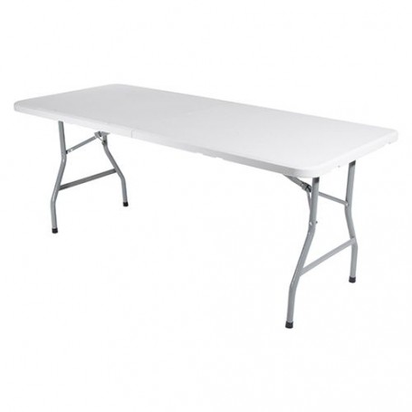 TAVOLO PIEGHEVOLE 'CATERING' cm 180 x 75 H 74 cm - col.bianco