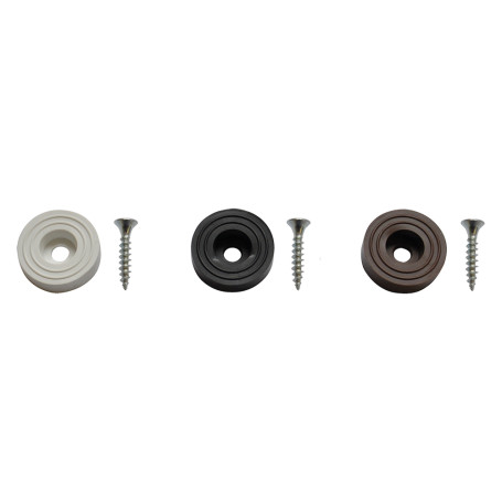 SOTTOSEDIA CON VITE  diametro  mm 28  - pz. 8 marrone