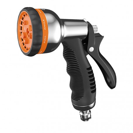 PISTOLA DA GIARDINO MULTIFUNZIONE 8 GETTI METAL 'Art. 9622' blister
