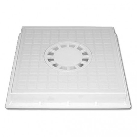 CHIUSINO CON SIFONE CENTRALE cm 40 x 40
