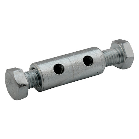 MORSETTO 2 VITI IN TESTA  diametro  8 - M5- F.3 pz 10