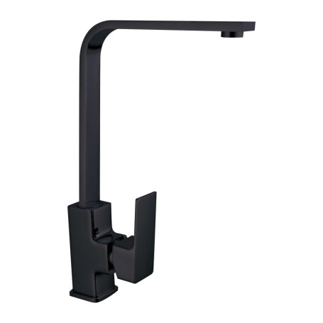 SERIE ELEGANT MISCELATORE LAVELLO CANNA ALTA NERO OPACO