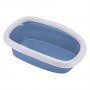 TOILETTE PER CANI-GATTI 'SPRINT' S10 bia./acciaio cm 31 x 43 x h 14