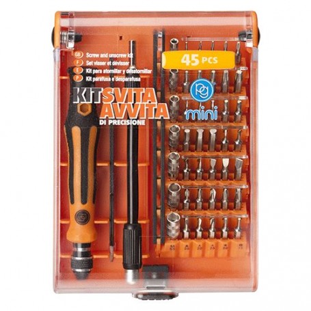 ACCESSORI SVITA AVVITA SMARTPHONE/PC/FOTOCAMERE IN KIT set 45 pezzi