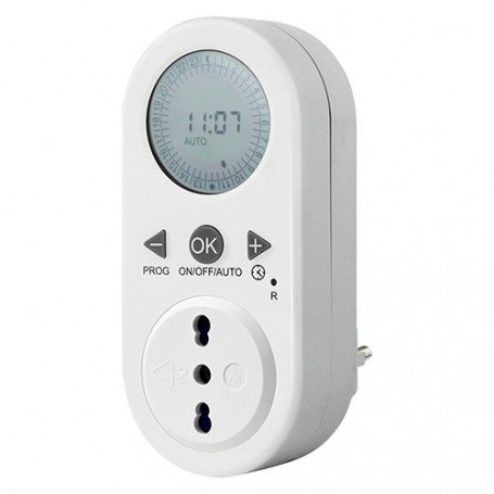 PRESA TEMPORIZZATA DIGITALE 'GIORNALIERA' max 3500 watt - presa 10/16A