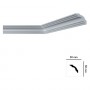 CORNICE DECORATIVA PER SOFFITTO mod. 'I750' - mm. 50x50